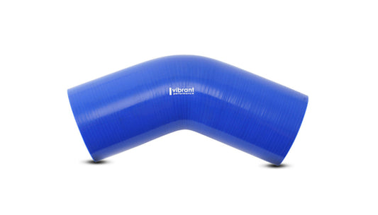 Vibrant 45 Degree Silicone Hose, 2.75" I.D. x 4.00" Leg Length - Blue  - 2753B